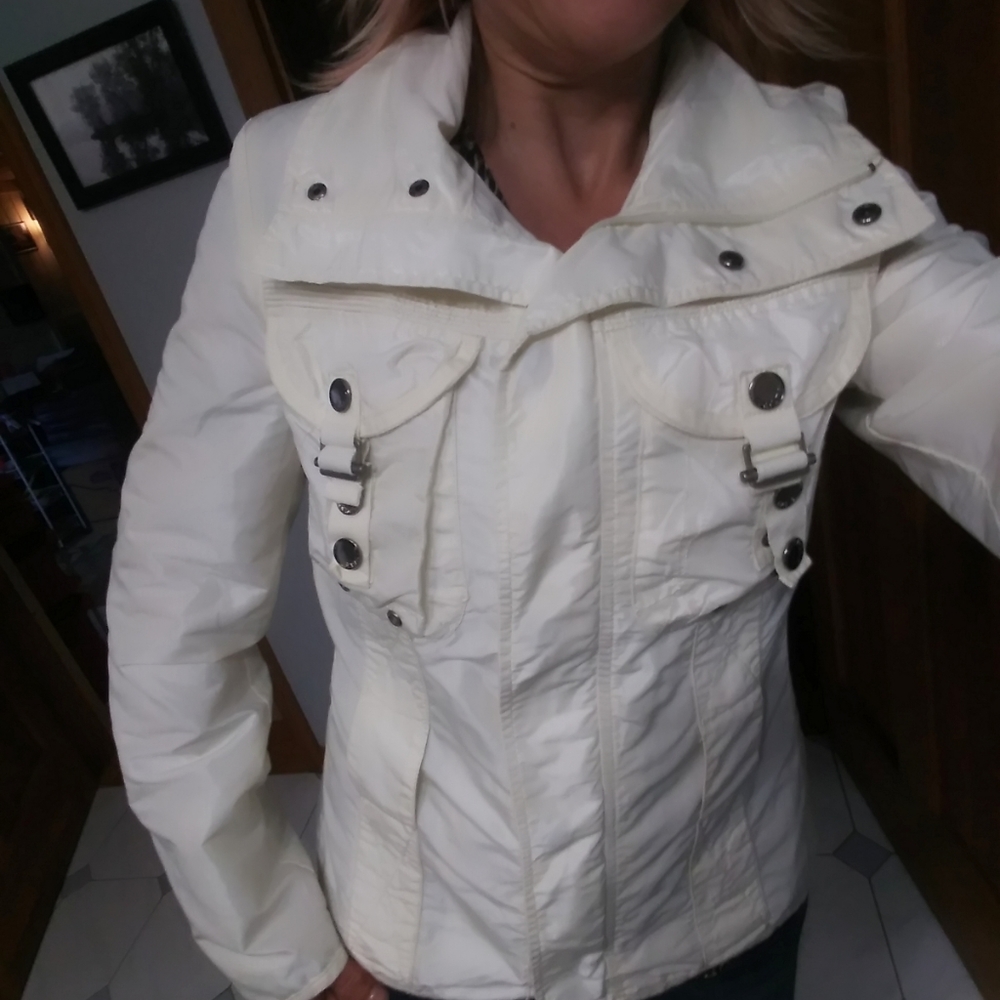 Off-White Motorcycle Rain Jacket - image 2